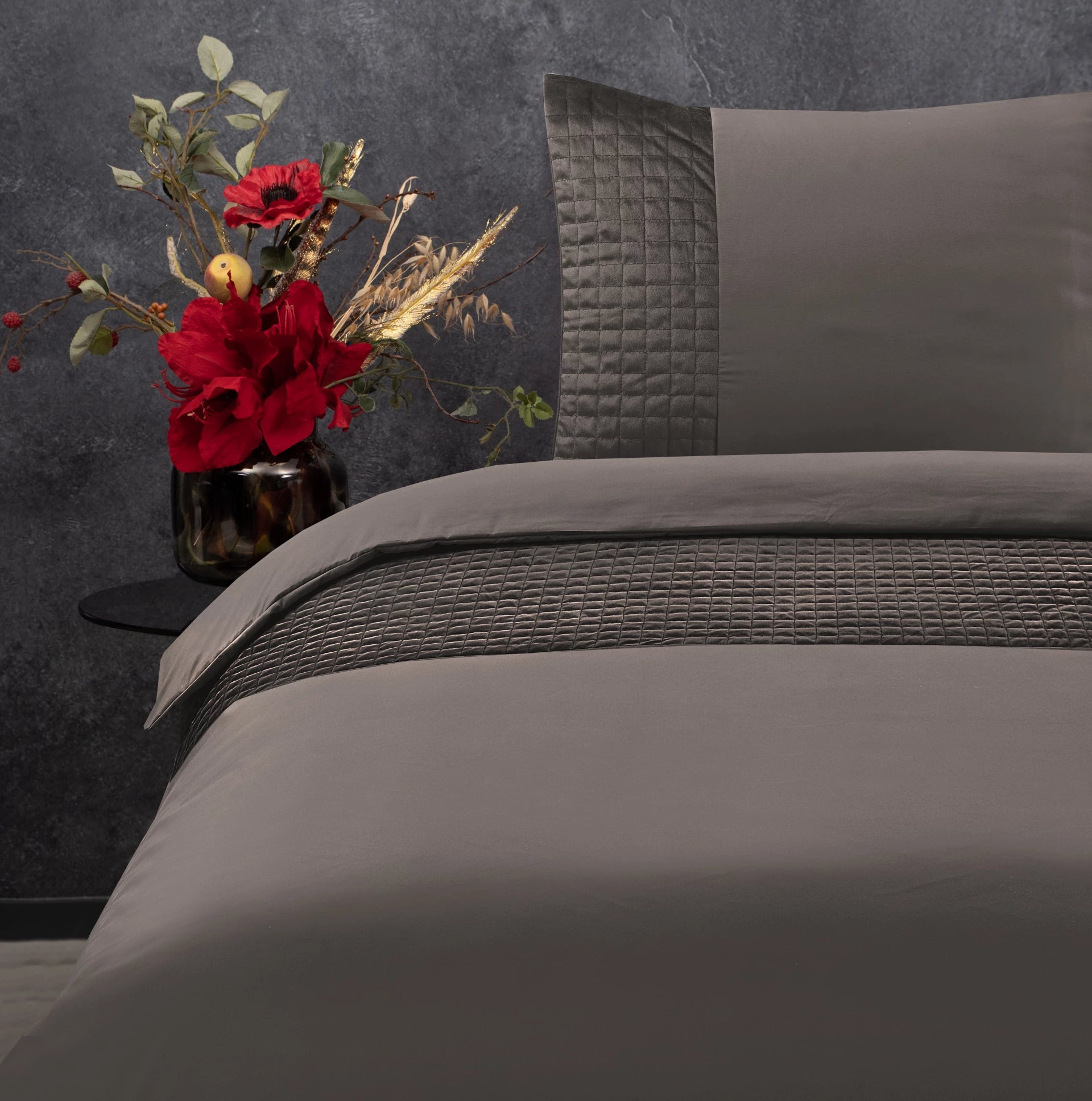 Bettwäsche Velvet Grau