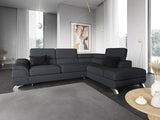 Kutna garnitura  Onyx plava- strukturirana tkanina