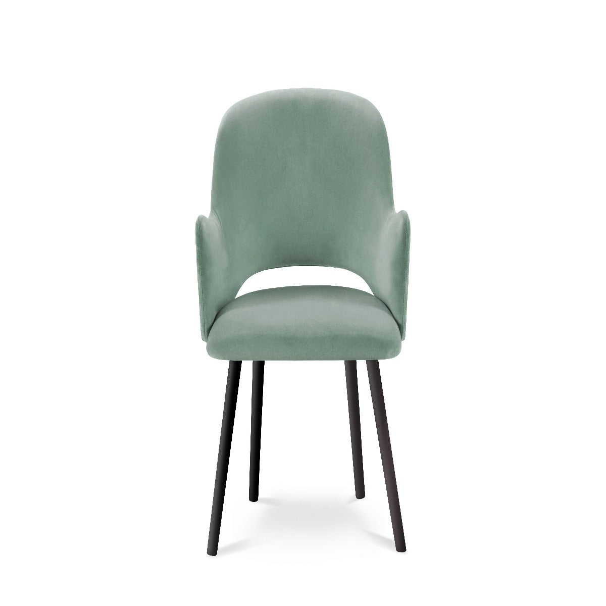 Blagovaonska stolica  Velvet Marin Pistacija zelena