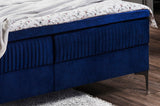 Boxspring Alabama materijal riviera plava