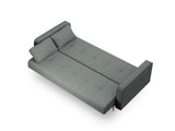 Sofa na razvlačenje Jasper Siva - strukturirana tkanina