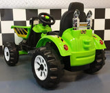 Dječji traktor na akumulator s prednjom prikolicom