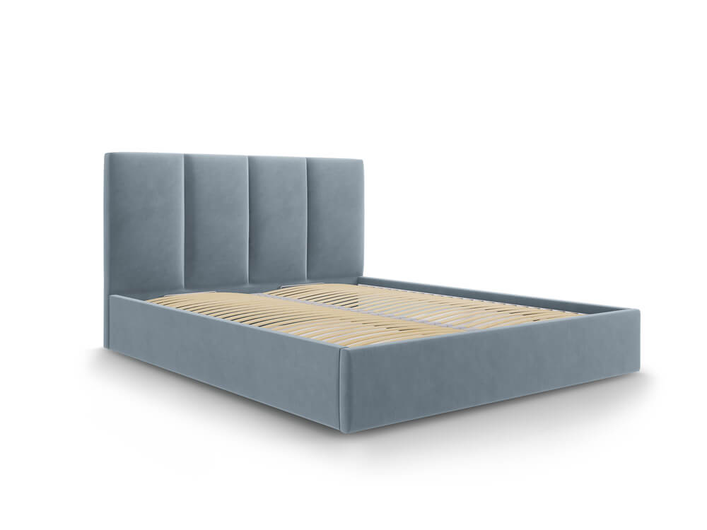 Dvižna postelja Pyla Velvet Modra