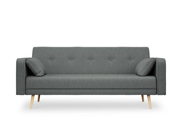 Sofa na razvlačenje Jasper Siva - strukturirana tkanina