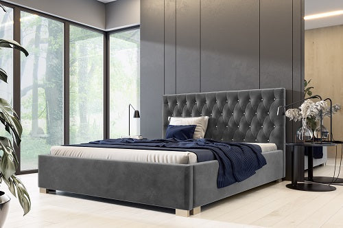 Klasičan krevet Lena sivi
