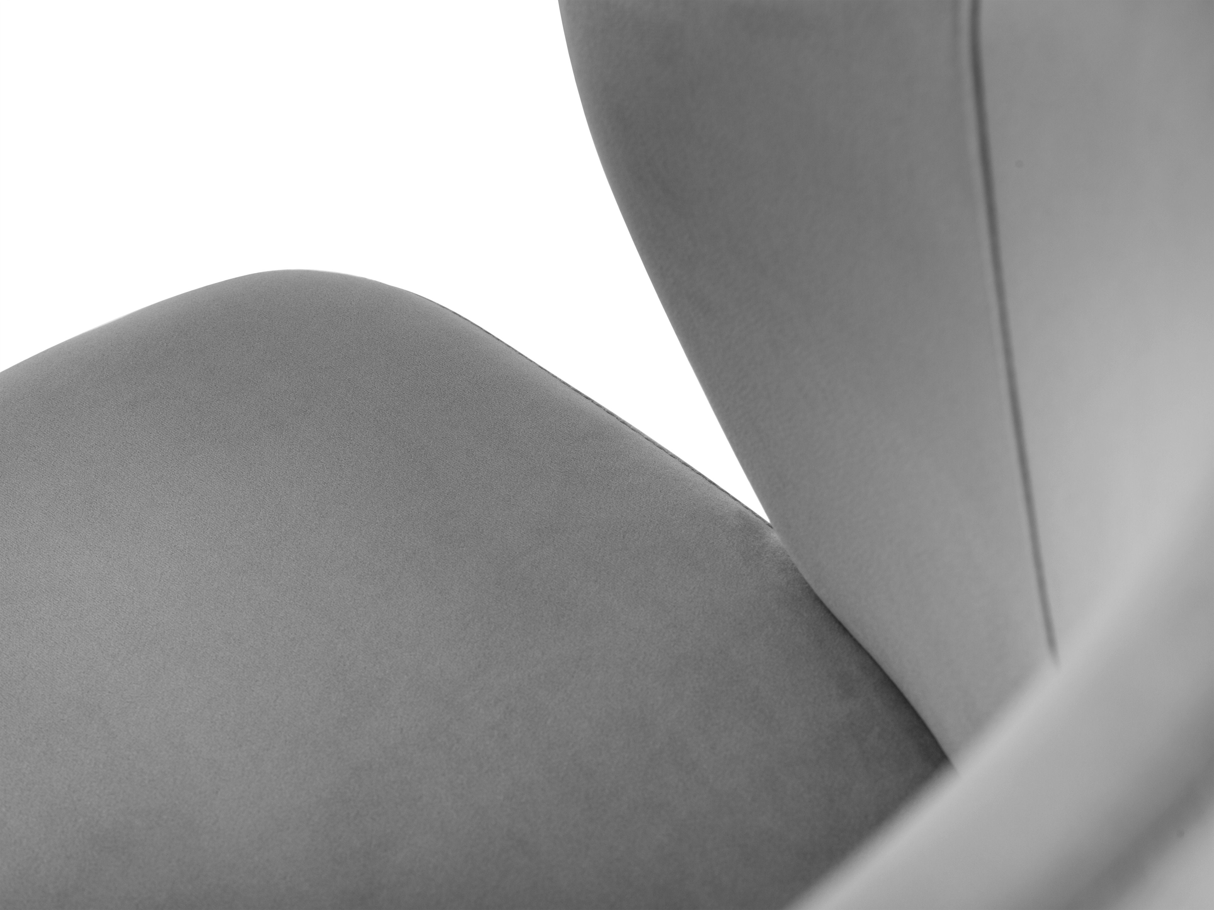 Blagovaonska stolica Velvet Goa Svijetlo siva