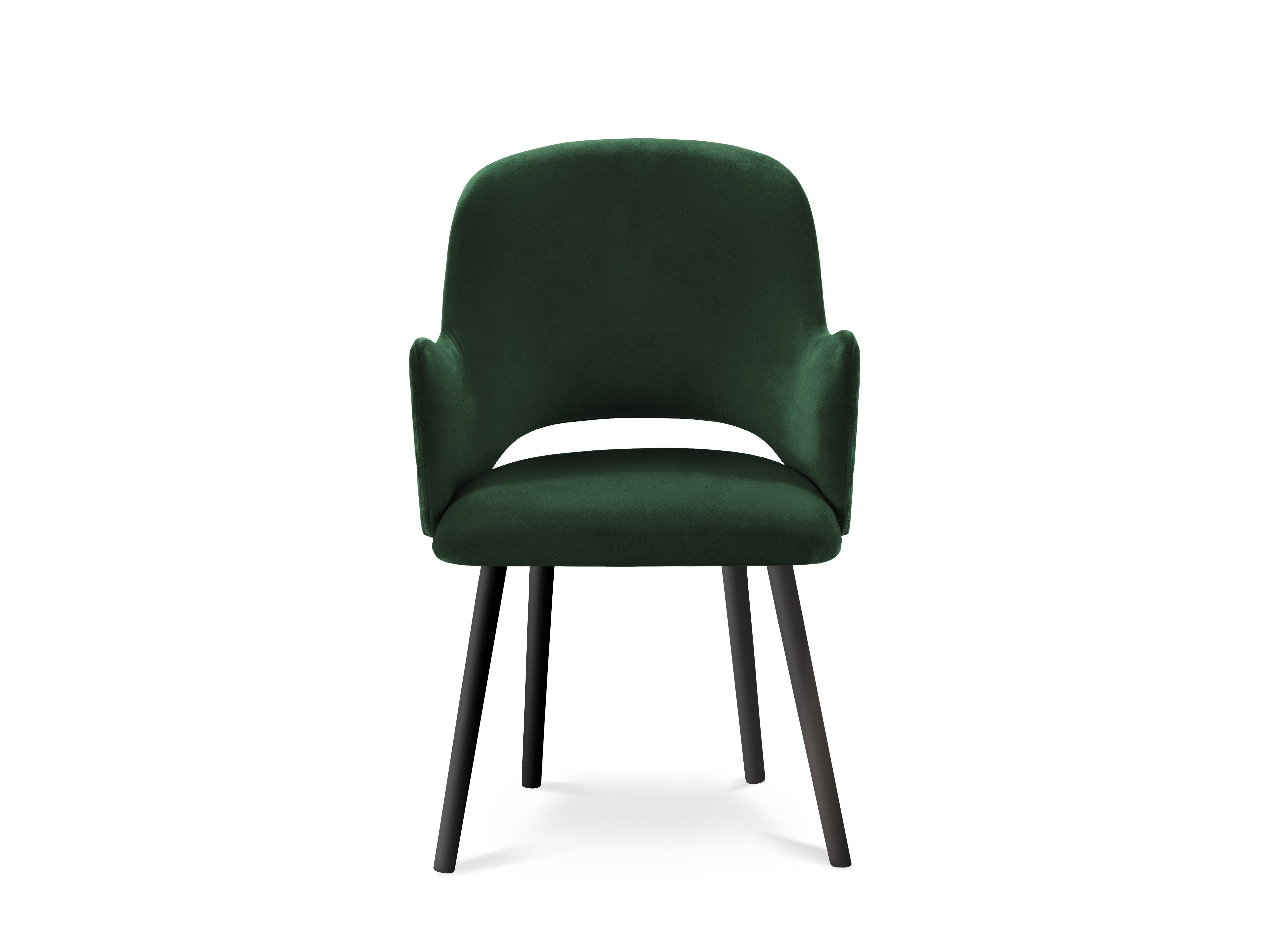 Blagovaonska stolica Velvet Marin Zelena