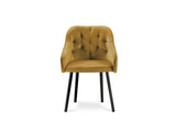 Blagovaonska stolica Velvet Nissi Žuta