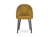 Blagovaonska stolica Velvet Ventura Žuta