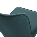 Blagovaonska stolica Velvet Cabri Petrol zelena