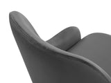 Blagovaonska stolica Velvet Olivine Svijetlo siva