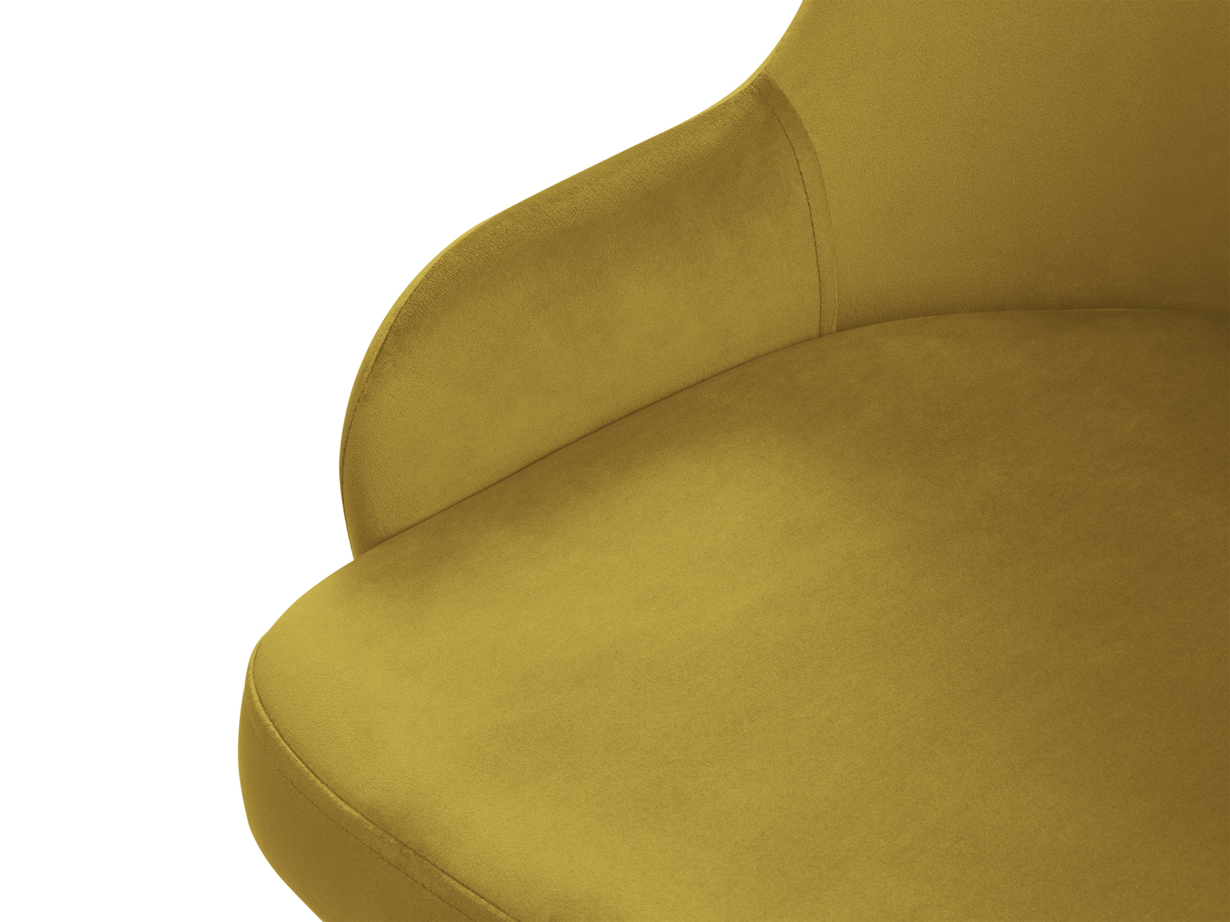 Blagovaonska stolica Velvet Flint Žuta