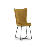 Blagovaonska stolica Velvet Celestine Žuta