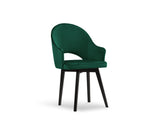 Blagovaonska stolica Velvet Gabro Zelena