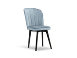 Blagovaonska stolica Velvet Skarn Svijetlo plava