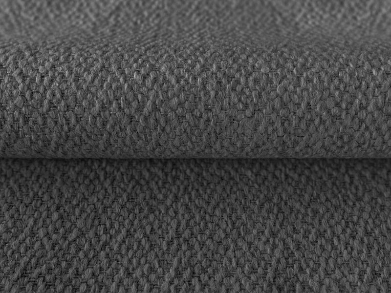 Kutna garnitura  Jade siva strukturirana tkanina - Desni kut
