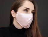 Svilena maska za lice Dreamwithus - Roza