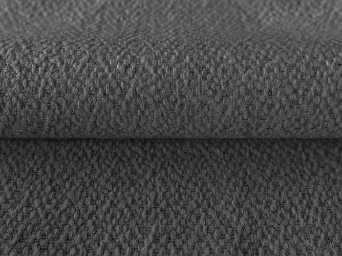 Počivaljka Jade tamno siva strukturirana tkanina - lijeva