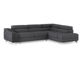 Kutna garnitura  Onyx crna - strukturirana tkanina