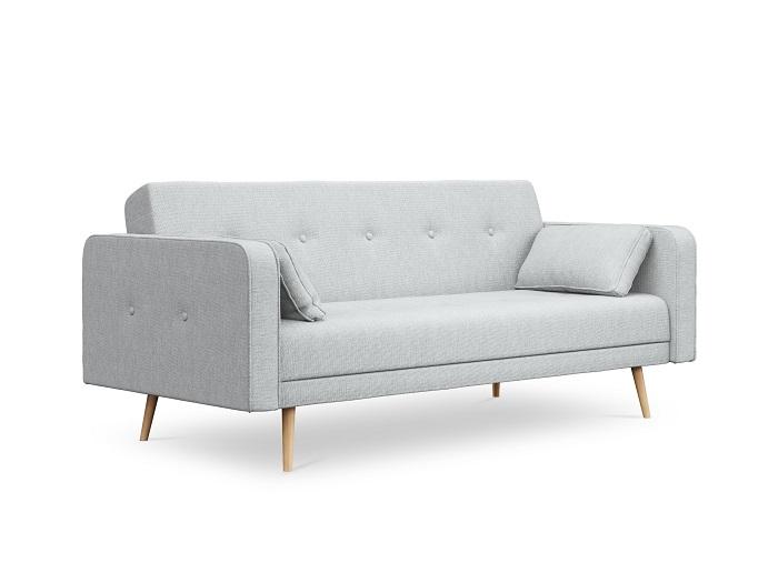 Sofa na razvlačenje Jasper Svijetlo siva - strukturirana tkanina